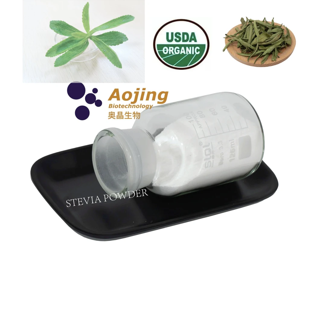 Stevia Powder Rebaudioside Low Calorie Stevia Extract Supplied by Aojing Biological Factory Ra60